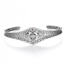 Schutzkreuz 18mm Silber 925 als Armreif NEU