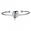 Energie-Schutz-Armreif Delphin in 925 Silber