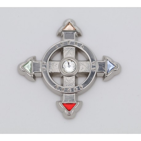 Schutzkreuz als Aufkleber in 40mm aus Zink