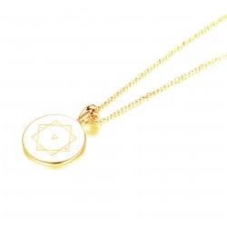 Kraft-Amulett 18mm in Gold 585