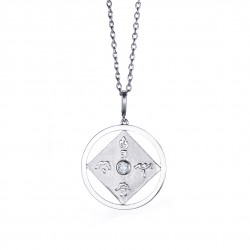 Energieanhänger "Universum" in 585 Weißgold