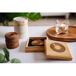 Halterung Läuterung Räucherwerk Spirale