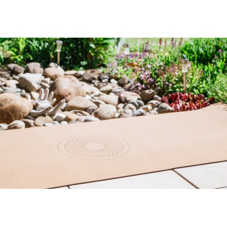 Kork Yogamatte mit Energiekreis