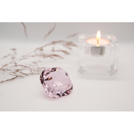 Genesungs- und Gedeihenskristalle „P9“ 42mm achtkant (rosa)