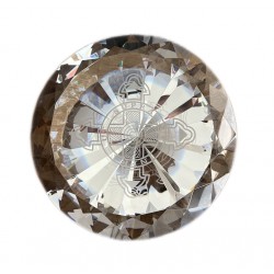 Lichtkristall 30cm rund