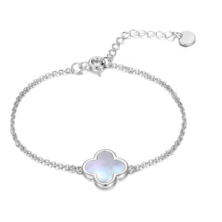 Schutzamulett "Glücksbringer" als Armkette in 5 Farben 925 Silber