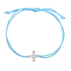 Armband in 5 Farben Schutzkreuz in 9mm