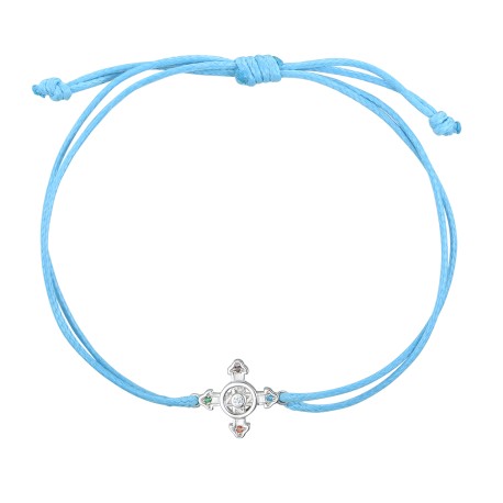 Armband in 5 Farben Schutzkreuz in 9mm