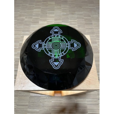 Lichtkristall 30cm rund