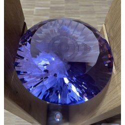 Lichtkristall 15cm rund in 7 Farben