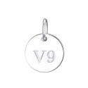 Schutzamulett „V9“ in 925 Silber