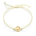 Energiekreis als Armband in 585 Gelbgold 11mm
