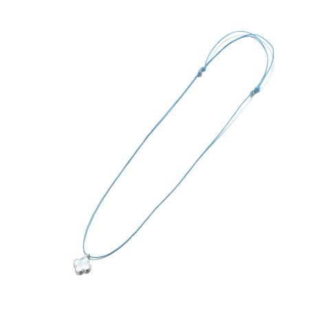 Halskette in 7 Farben Kleeblatt in 11mm