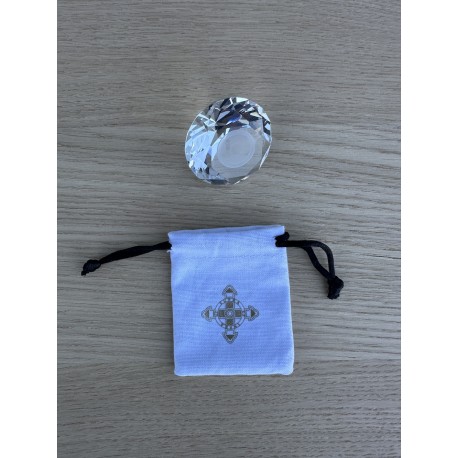 Stoffsäckchen 7x6cm für die kleinen Kristalle bis 40mm