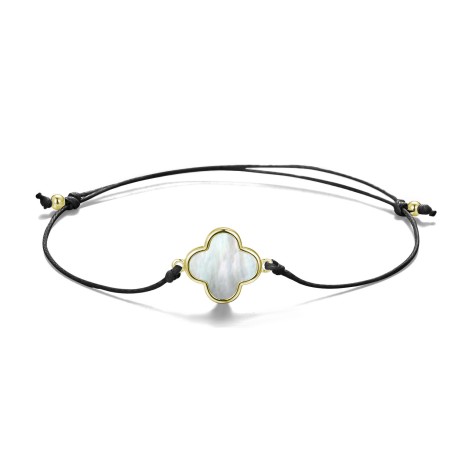 Armband in 5 Farben Kleeblatt in 11mm