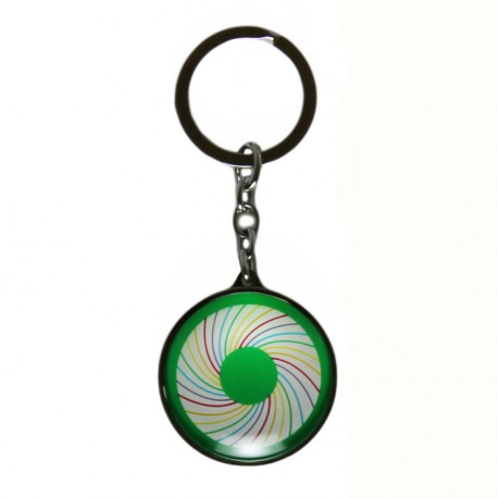 Metall-Glas-Schlüsselanhänger