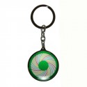 Metall-Glas-Schlüsselanhänger