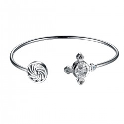 Schutzkreuz Silber 925 18mm mit Energiekreis NEU