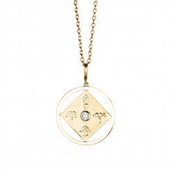 Energieanhänger "Universum" in 585 Gelbgold